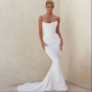 Elegant mermaid dress – minimalistic 01