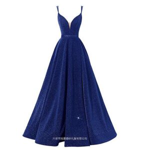 Evening gown Style 1 01 Blue