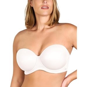 Strapless bra white 02