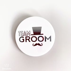 Team Groom Badge R30